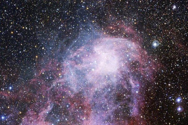 Outer Space Cosmic Landscape Nebula Elements Image Furnished Nasa — Stock Photo, Image