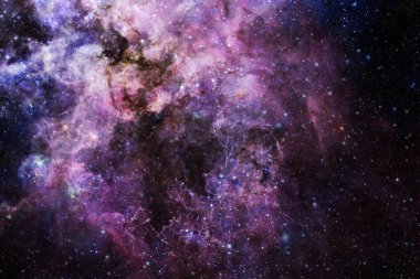 Derin uzay. Fevkalade bilim kurgu canlandırması. Bu görüntünün elementleri NASA tarafından desteklenmektedir.