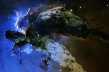 Uzay boşluğu. Bilim kurgu evreni. Bu görüntünün elementleri NASA tarafından desteklenmektedir