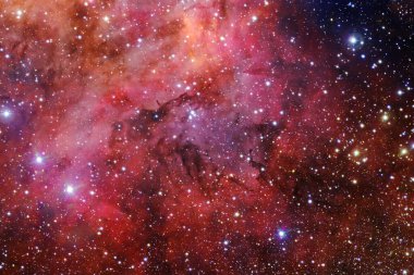 Nebula, uzayın derinliklerinde bir yıldız kümesi. Bilim kurgu sanatı. Bu görüntünün elementleri NASA tarafından desteklenmektedir.