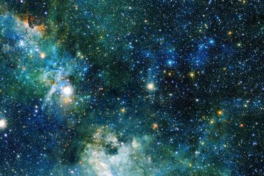 Uzay boşluğu. Bilim kurgu evreni. Bu görüntünün elementleri NASA tarafından desteklenmektedir