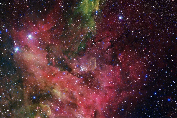 Outer Space Cosmic Landscape Nebula Elements Image Furnished Nasa — Stock Photo, Image