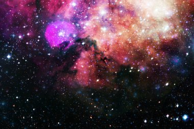 Yıldız kümesi. Nebula. Bu görüntünün elementleri NASA tarafından desteklenmektedir