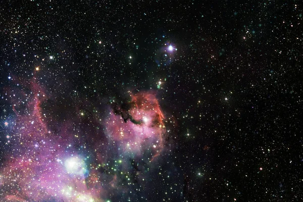 Starfield. Elementos de esta imagen proporcionados por la NASA — Foto de Stock
