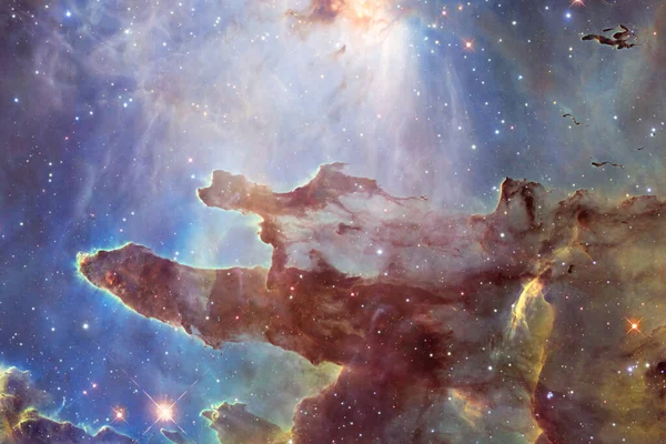 Vacker galax. Delar av denna bild tillhandahålls av NASA — Stockfoto