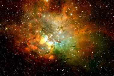 Dış uzayda yıldızları ve galaksileri olan sonsuz evren. Kozmos sanatı. Bu görüntünün elementleri NASA tarafından desteklenmektedir.