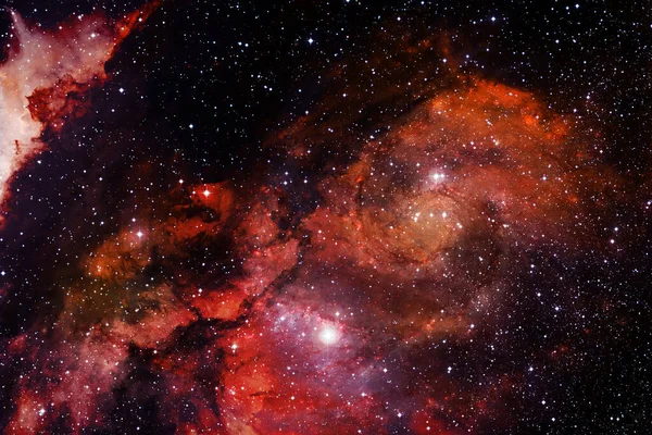 Outer Space Art Starfield Awesome Nebulae Elements Image Furnished Nasa — Stock Photo, Image