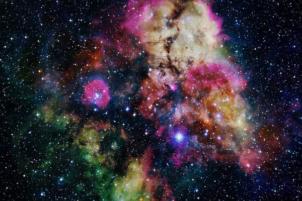 Nebula Cluster Stars Deep Space Science Fiction Art Elements Image — Stock Photo, Image