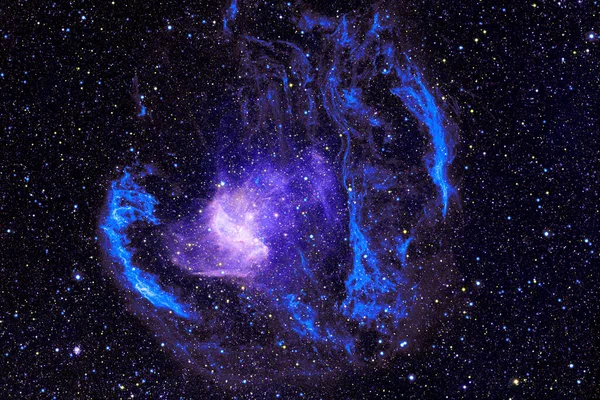 Yttre Rymdkonst Stjärnfält Fantastiska Nebulosor Delar Denna Bild Tillhandahålls Nasa — Stockfoto