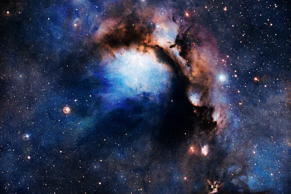 Yıldız kümesi. Nebula. Bu görüntünün elementleri NASA tarafından desteklenmektedir — Stok fotoğraf