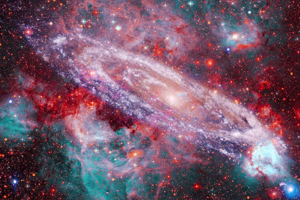 令人敬畏的无尽的宇宙 科幻小说壁纸 美国航天局提供的这一图像的要素 — 图库照片