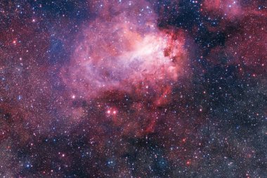 Dış uzayda yıldızları ve galaksileri olan sonsuz evren. Kozmos sanatı. Bu görüntünün elementleri NASA tarafından desteklenmektedir.