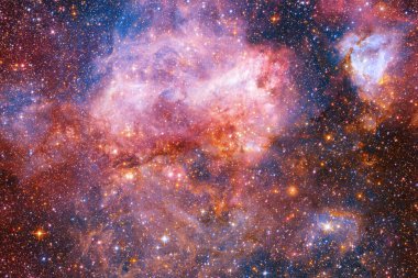 Uzay boşluğu. Bilim kurgu evreni. Bu görüntünün elementleri NASA tarafından desteklenmektedir