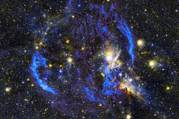 Dış Uzay Kozmik Manzara Nebula Görüntünün Elementleri Nasa Tarafından Desteklenmektedir — Stok fotoğraf