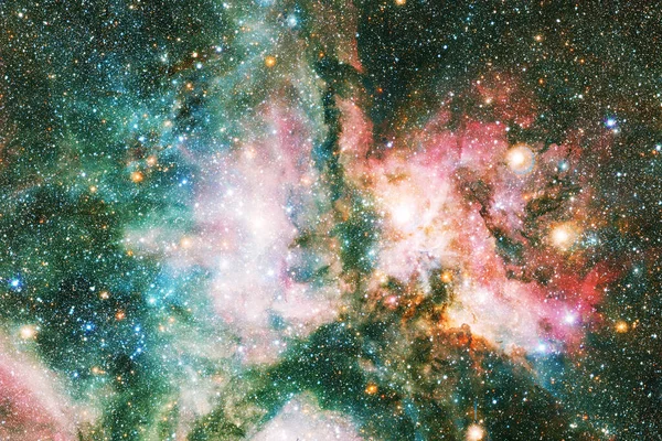 Outer Space Art Starfield Awesome Nebulae Elements Image Furnished Nasa — Stock Photo, Image