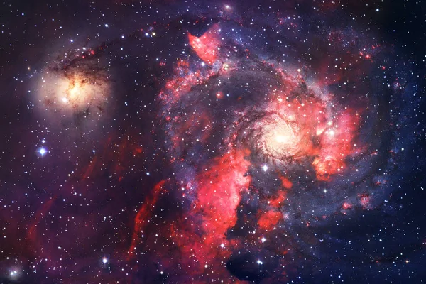 Racimo Estrellas Starfield Nebulosa Elementos Esta Imagen Proporcionados Por Nasa — Foto de Stock