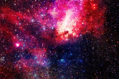 Yıldız kümesi. Starfield. Nebula. Bu görüntünün elementleri NASA tarafından desteklenmektedir.