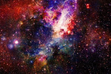 Yıldız kümesi. Starfield. Nebula. Bu görüntünün elementleri NASA tarafından desteklenmektedir.