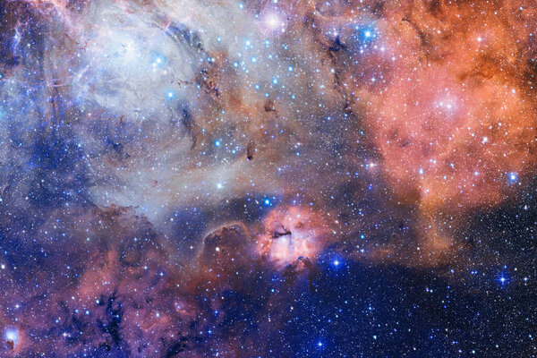 Космическое искусство. Старфилд. Потрясающие туманности. Элементы этого изображения предоставлены НАСА.