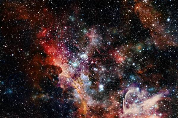 Derin Uzayda Bir Yerde Güzel Bir Galaksi Kozmik Duvar Kağıdı — Stok fotoğraf