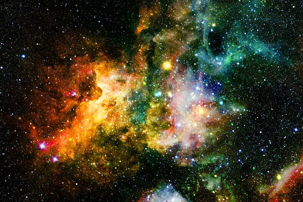 Nebula Cluster Stars Deep Space Science Fiction Art Elements Image — Stock Photo, Image