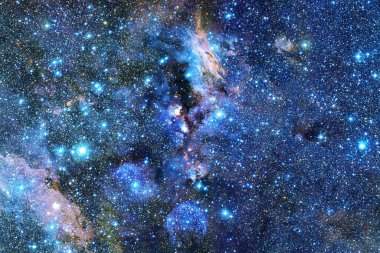 Dış uzay, kozmik manzara. Nebula. Bu görüntünün elementleri NASA tarafından desteklenmektedir.