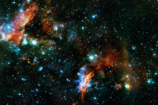 Derin uzay. Fevkalade bilim kurgu canlandırması. Bu görüntünün elementleri NASA tarafından desteklenmektedir.