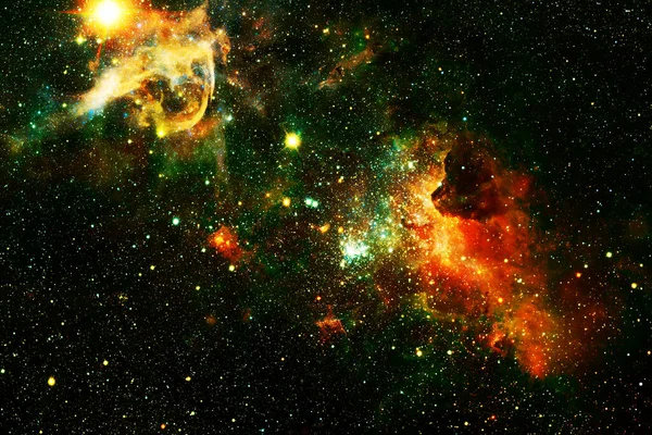 Dış Uzay Kozmik Manzara Nebula Görüntünün Elementleri Nasa Tarafından Desteklenmektedir — Stok fotoğraf