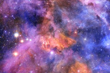 Uzay boşluğu. Bilim kurgu evreni. Bu görüntünün elementleri NASA tarafından desteklenmektedir