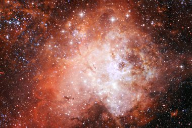 Dış uzay sanatı. Starfield. Harika bir nebula. Bu görüntünün elementleri NASA tarafından desteklenmektedir.