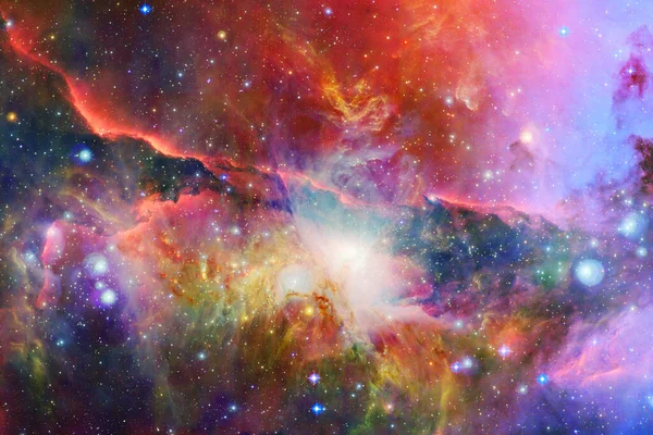 Arta Spaţială Exterioară Starfield Nebuloase Grozave Elemente Ale Acestei Imagini — Fotografie, imagine de stoc