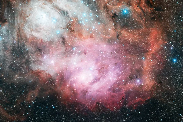 Cluster Stars Starfield Nebula Elements Image Furnished Nasa — Stock Photo, Image