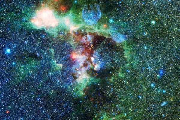 Impresionante Del Cosmos Sin Fin Fondo Pantalla Ciencia Ficción Elementos — Foto de Stock