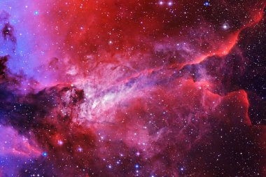 Uzay boşluğu. Bilim kurgu evreni. Bu görüntünün elementleri NASA tarafından desteklenmektedir