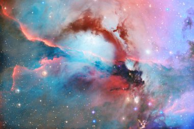 Dış uzayda yıldızları ve galaksileri olan sonsuz evren. Kozmos sanatı. Bu görüntünün elementleri NASA tarafından desteklenmektedir.