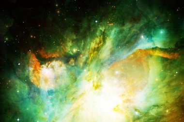 Dış uzay, kozmik manzara. Nebula. Bu görüntünün elementleri NASA tarafından desteklenmektedir.