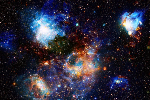 Nebulosa Aglomerado Estrelas Espaço Profundo Arte Ficção Científica Elementos Desta — Fotografia de Stock