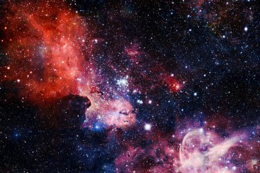 Uzay boşluğu. Bilim kurgu evreni. Bu görüntünün elementleri NASA tarafından desteklenmektedir