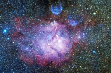 Kozmik manzara. Nebula. Bu görüntünün elementleri NASA tarafından desteklenmektedir