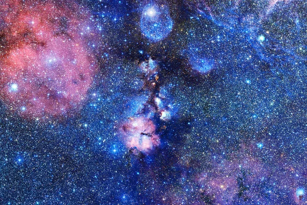 Külső űrművészet. Csillagmező. A kép elemeit a NASA bocsátotta rendelkezésre. — Stock Fotó