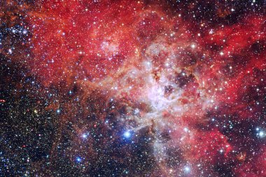 Yıldız kümesi. Starfield. Nebula. Bu görüntünün elementleri NASA tarafından desteklenmektedir.