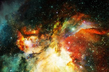 Sonsuz evrenin harikası. Bilim kurgu duvar kağıdı. Bu görüntünün elementleri NASA tarafından desteklenmektedir.