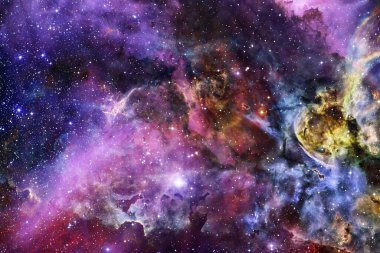 Sonsuz evrenin harikası. Bilim kurgu duvar kağıdı. Bu görüntünün elementleri NASA tarafından desteklenmektedir.