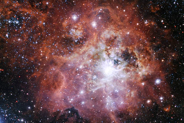 Nebulosa Stjärnhopar Rymden Science Fiction Konst Delar Denna Bild Tillhandahålls — Stockfoto