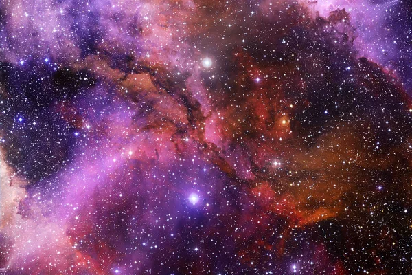 Yıldız Kümesi Starfield Nebula Görüntünün Elementleri Nasa Tarafından Desteklenmektedir — Stok fotoğraf