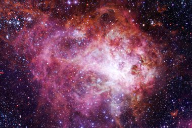 Nebula, uzayın derinliklerinde bir yıldız kümesi. Bilim kurgu sanatı. Bu görüntünün elementleri NASA tarafından desteklenmektedir.