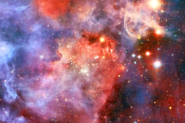 Universo Infinito Con Stelle Galassie Nello Spazio Arte Del Cosmo — Foto Stock