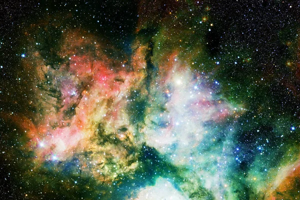 Vacker Galax Någonstans Rymden Kosmisk Tapet Delar Denna Bild Tillhandahålls — Stockfoto