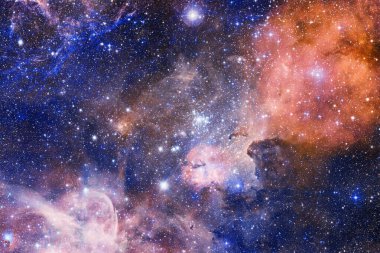 Uzay boşluğu. Bilim kurgu evreni. Bu görüntünün elementleri NASA tarafından desteklenmektedir