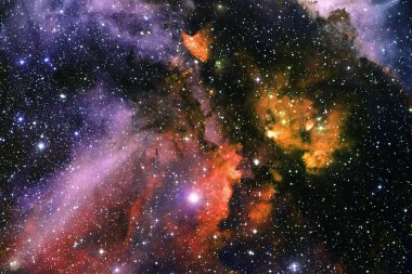 Uzay boşluğu. Bilim kurgu evreni. Bu görüntünün elementleri NASA tarafından desteklenmektedir